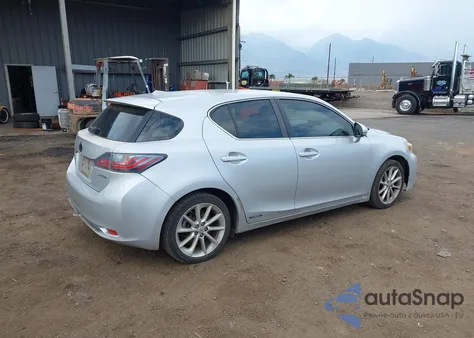 2012 Lexus Ct 200H Premium из США, поврежденный, VIN JTHKD5BH3C2091009